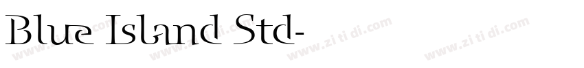 Blue Island Std字体转换